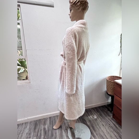 Barefoot Dreams Women’s Cozy Chic Adult Robe Long Cream Winter White Size:2 - Picture 10 of 16